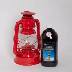 Crownplace Brands Rayo Oil Lantern - Redi-Light Lantern with 64 ounces Citronella Fuel for Outdoor Camping and Patio Use