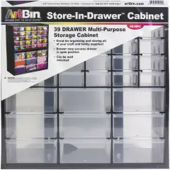 ArtBin Store-N-Drawer Cabinet-14.375"x6.25"x17.875" 39 Drawers