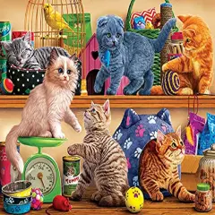 Sunsout Pet Shop Kittens 1000 pc Jigsaw Puzzle 42957