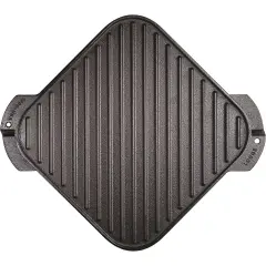 Lodge Logic LSRG3 Pre Seasoned Single Reversible Grill Griddle