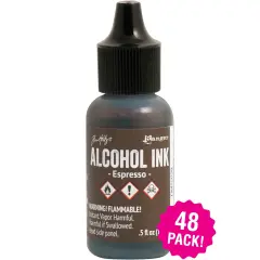 Multipack of 48 - Tim Holtz Alcohol Ink .5oz-Espresso