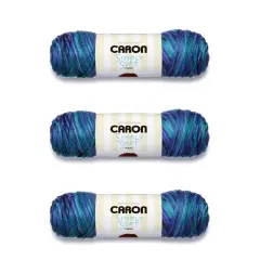 Caron Simply Soft Oceana Paints Yarn - 3 Pack of 141g/5oz - Acrylic - 4 Medium (Worsted) - 235 Yards - Knitting/Crochet