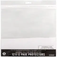 Colorbok Universal Refill Pages 10/Pkg-12"X12"