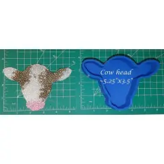 Cow Head Silicone Freshie Mold