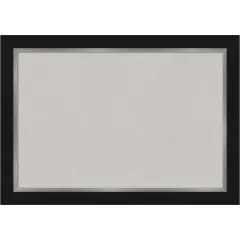 Eva Framed Corkboard, Grey Cork Eva Black Silver