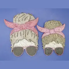 Mom Life Messy Bun Silicone Freshie Mold