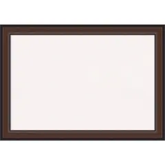 Harvard Walnut Framed Corkboard, White Cork