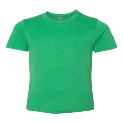 Next Level&reg; Youth Short Sleeve Crewneck CVC T-Shirt Kelly green