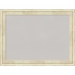 Country White Wash Wood Framed Corkboard, Grey Cork