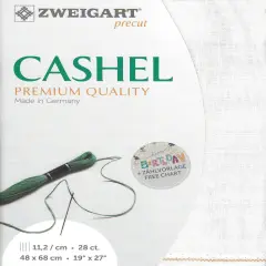 PrecutZweigart Cashel 28 count White