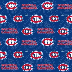 Sykel Enterprises NHL Team Cotton Fabric-Montreal Canadiens Tone on Tone Cotton Quilting Fabric