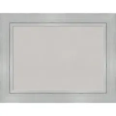 Romano Silver Wood Framed Corkboard, Grey Cork