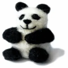 Felting kit Panda