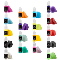 Resin Liquid Pigment - 18 Solid Colors - 0.33 oz/10 ml each
