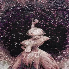 Cross-stitch kit Wish star