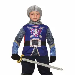 Child's Medieval Armored Knight Printed Sublimation Shirt