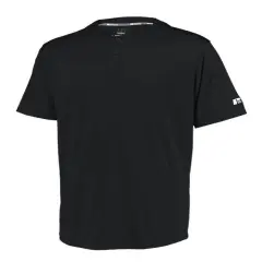 Russell Athletic&reg; - Performance Two-Button Solid Jersey Tee Black