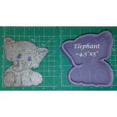 Baby Elephant Silicone Freshie Mold