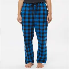 Luxurious Haley Flannel Pant | RADYAN&reg; Royal/ black buffalo