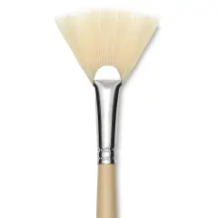 Robert Simmons Signet Brush - Fan Blender, Long Handle, Size 8