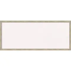 Imprint Wood Framed Corkboard, White Cork Light Pewter