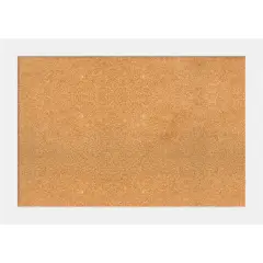 Corvino Wood Framed Corkboard, Natural Cork Corvino White