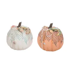 Fishing Net Pumpkin Lg Set of 2