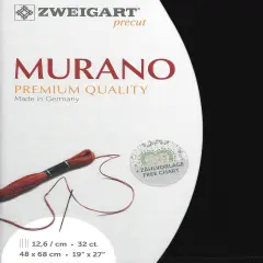 PrecutZweigart Murano 32 count Black