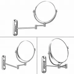 10x Magnifying Mirrors 8inch Brass High Polished Chrome Makeup Mirror