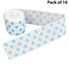 Polka Dot Streamer Roll - Blue - 2 inches wide by 30 Feet long | Comprehensive range of dot streamer roll | RAHEEV&reg;