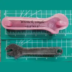 Wrench, single, Silicone Freshie Mold