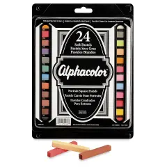 Alphacolor Soft Pastels - Portrait Colors, Set of 24