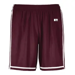 Russell Athletic&reg; Youth Basketball Shorts Maroon/ white
