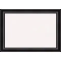 Grand Black Framed Corkboard, White Cork