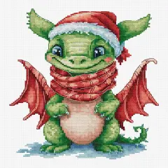 The Happy Dragon B1406L Counted Cross-Stitch Kit