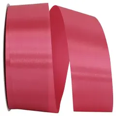 Florist Ribbons --- 2.5 inch x 50 yards --- Satin / Acetate Supreme Cooler Ribbon -- Watermelon Color