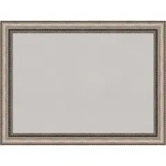 Lyla Ornate Silver Framed Corkboard, Grey Cork