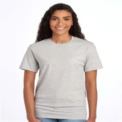 JERZEES&reg; Ring Spun Short Sleeve T-Shirts For Adult's Oatmeal heather
