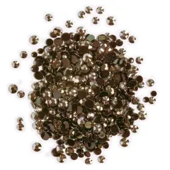 Buttons Galore Jewelz Rhinestones Craft Embellishments Assorted Colors Approx. 1600 Pieces Copper