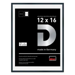 Deha Design Tribeca Frame - Black, 12" x 16", 11" x 14" Mat