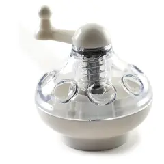 Norpro Nut and Spice Grinder with Easy Turn Manual Crank Handle, Safe Enclosed Stainless Steel Blades, 3.5 x 3 x 3 inch