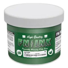 FN Ink Plastisol Screen Printing Ink - Kelly Green, Quart