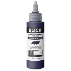 Blick Artists&rsquo; Fluid Acrylic - Anthraquinone Blue, 100 ml