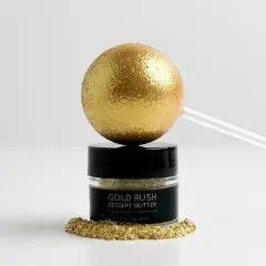 Shine Dessert Glitter: "Gold Rush" - Deep Gold Edible Dessert Glitter