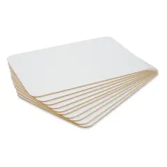 MasterVision Dry Erase Double-Sided Lap Boards - 8-1/4" x 11-7/10", Package of 10