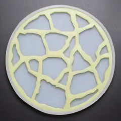 Handmade 8 inch Geode Agate Tray 2-Part Silicone Mold