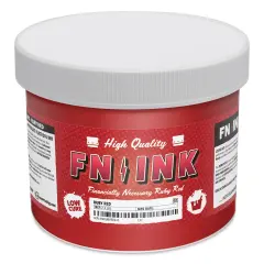 FN Ink Plastisol Screen Printing Ink - Ruby Red, Quart