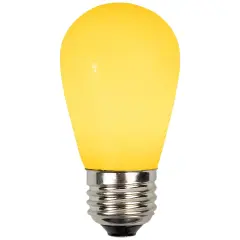 Northlight Opaque LED S14 Edison Style Christmas Replacement Bulbs - Yellow - Pack of 25