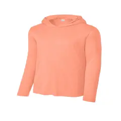 Sport-Tek&reg; Long Sleeve Hoodies For Adult Soft coral