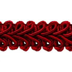 20 yards of Alice Classic Woven BraidTrim | 20 yard cut Red